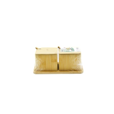 2PCS BAHARATLIK - TUZLUK AHŞAP BAMBU (4915)