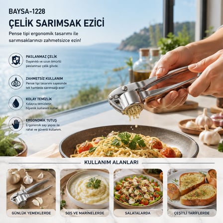 ÇELİK SARIMSAK EZİCİ (4915)