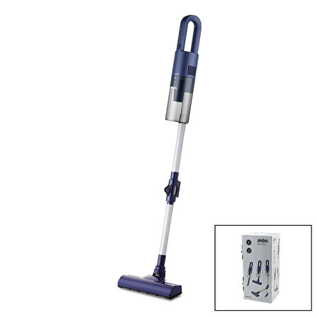 Dikey Elektrikli Süpürge Ergonomik Katlanabilir Boru 500w 90 Derece Dönebilen Başlık Pratik Hazne Svc-8629 (4915)