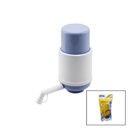 BÜYÜK - DÜZ   MANUEL  DAMACANA SU POMPASI  POŞETLİ AMBALAJ   DAMLAMA ÖNLEYİCİ KAPAK (4915)