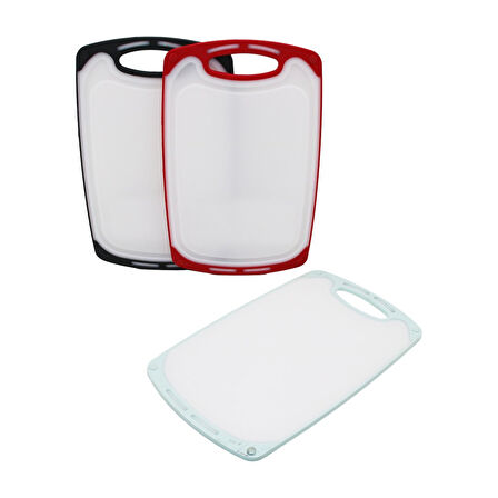 40X24CM  BÜYÜK  PLASTİK  KESİM PANOSU  KAYMAZ SİLİKON KENARLIK - 10MM KALINLIK (4915)