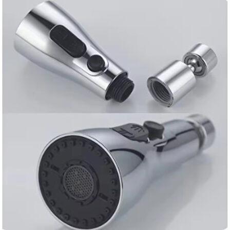 3 Fonksiyonlu Metalik Musluk Başlığı (4915)