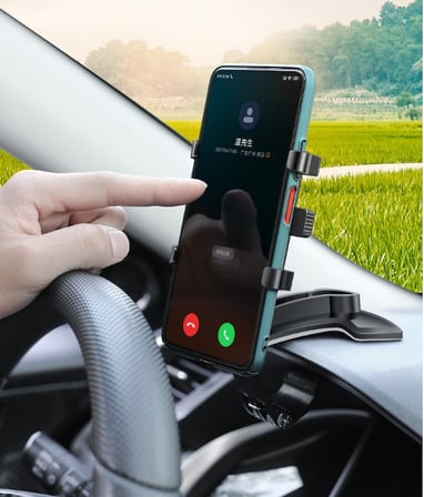 Araba Gösterge Üstüne Takılan 360 Oynar Başlıklı Telefon Tutucu (4915)