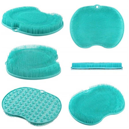 Vantuzlu Banyo Sırt Fırçası Ve Masaj Matı (4915)