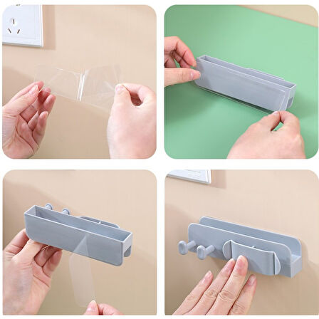 Pratik Kablo Düzenleyici Ve Telefon Şarj Standı (4915)