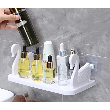 Kuğu Tasarımlı Kendinden Yapışkanlı Raf (4915)