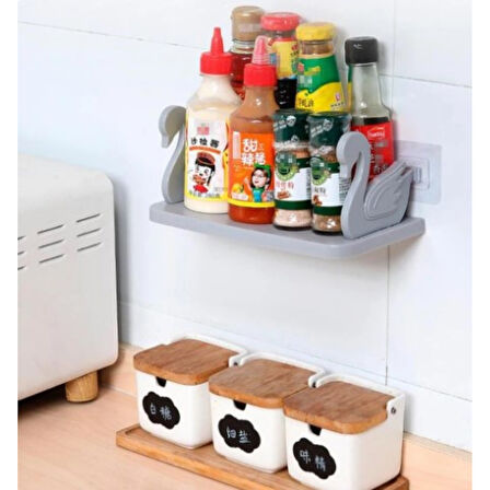 Kuğu Tasarımlı Kendinden Yapışkanlı Raf (4915)