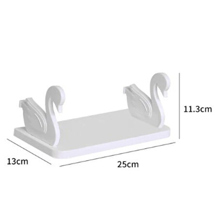 Kuğu Tasarımlı Kendinden Yapışkanlı Raf (4915)