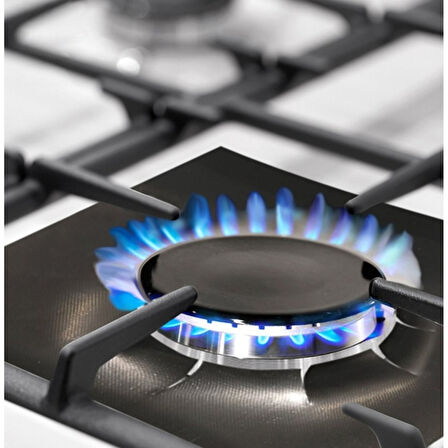 Ocak Koruyucu Folyo Yanmaz Yapışmaz 4&amp;apos;lü Set Siyah (4915)