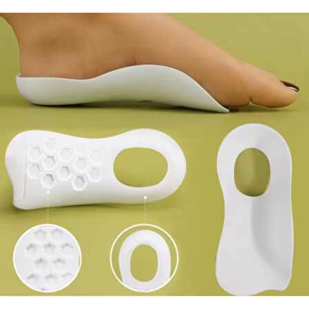 Esnek Düz Taban Düzeltici Topuk Yastığı (4915)