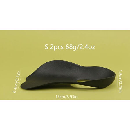 Esnek Düz Taban Düzeltici Topuk Yastığı (4915)