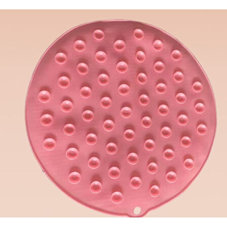 Yuvarlak Vantuzlu Banyo Sırt Kese Matı 26 Cm (4915)