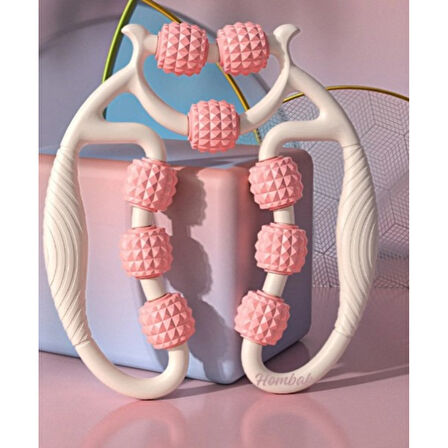 Selülit Masaj Aleti 9 Tekerlekli Lenf Drenaj Rulosu (4915)