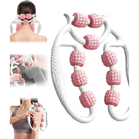 Selülit Masaj Aleti 9 Tekerlekli Lenf Drenaj Rulosu (4915)