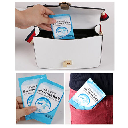 Hijyenik Tek Kullanımlık Klozet Kapağı Poşeti 50 Adet Poşetli (4915)