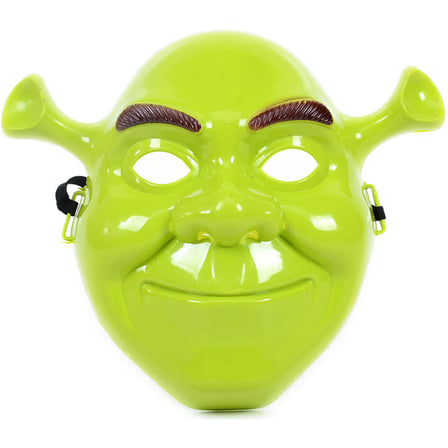 Yeşil Shrek Maskesi 21x25 cm (4915)