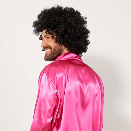 Siyah Renk Kıvırcık Afro Bonus Peruk (4915)