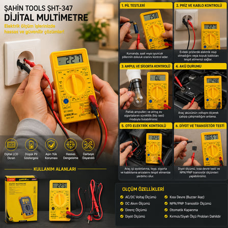 DT-830B DİJİTAL MULTİMETRE (4915)