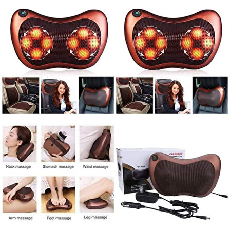 Car Home Ovmalı Masaj Yastığı, Araç Boyun Masaj Aleti (4915)