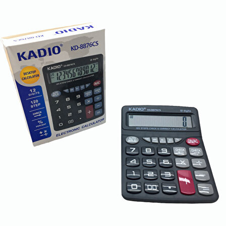 12 HANELİ HESAP MAKİNESİ KD-8876CS (4915)