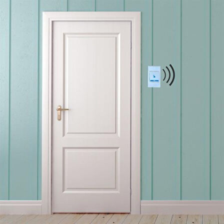 Wireless Bağlantılı Ev, Ofis, Daire veya Bahçe Kapıları İçin Kablosuz Kapı Zili (4915)