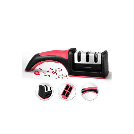 3 Aşamalı Bıçak Makas Bileyici Keskinleştirme Aleti (4915)