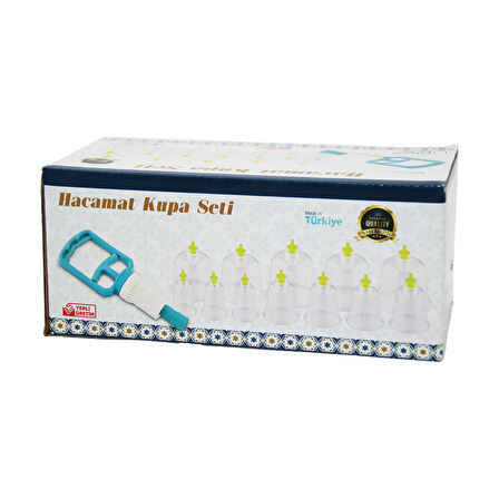 12 PARÇA  HACAMAT KUPA MASAJ SETİ (4915)