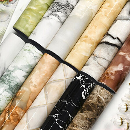 5mt X45cm Yapışkanlı Folyo Duvar Kağıt (4915)