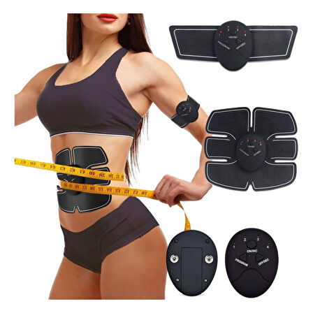 Vücut Geliştirici Elektronik Kemer Gym Masaj Aleti Spor Aleti (4915)