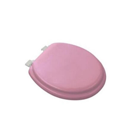 PEMBE YUMUŞAK KLOZET KAPAK BÜYÜK PUF 42x41 cm (4915)