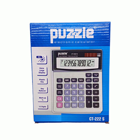 12 HANELİ HESAP MAKİNESİ CT-222S (4915)