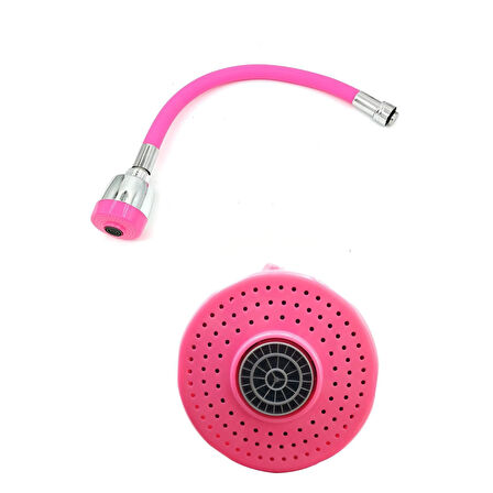 Oynar Başlıklı Tasarruflu Kubar Musluk Borusu ve Başlığı Pembe (4915)