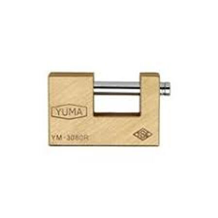 GENİŞ - SARI KAYAR MİLLİ PİMLİ KİLİT 80MM (4915)