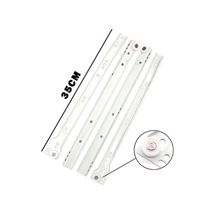 35CM 1 TAKIM ÇEKMECE RAYI (4915)