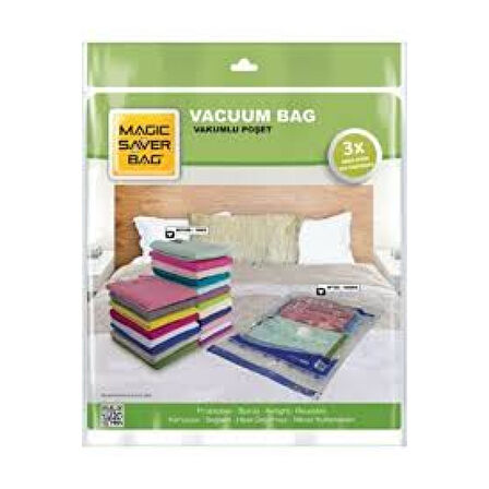 80x100 Xxl Vakumlu Poşet Hurç Bag (4915)