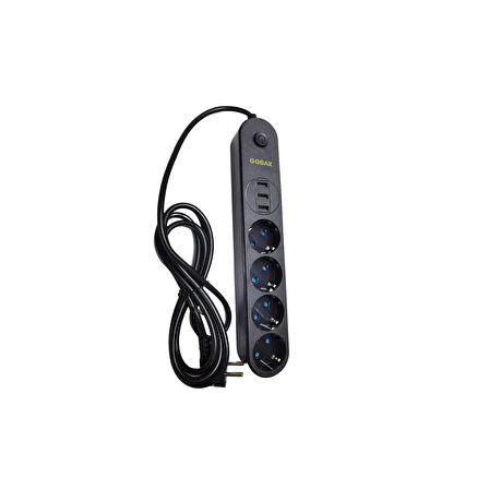 Termal Akım Korumalı Grup Priz Ve 3’lü Usb Şarj Aleti (4915)