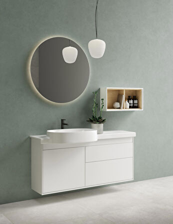 VitrA Origin A4514836 Yuvarlak Lavabo Süzgeci, Universal, Sabit, Mat Siyah