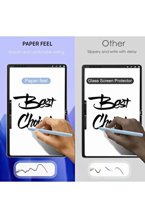 Galaxy Tab S7 FE LTE (T737-T736-T733-T730) Uyumlu Paper-like Ekran Koruyucu Gerçek Kağıt Hissi Koruyucu