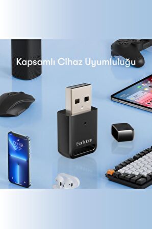 Fuchsia M91 Bluetooth 5.0 Usb Aux Dönüştürücü