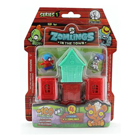 Zomlings Figür 4'lü Ev Paket Seri 1