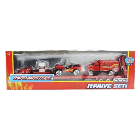 Die Cast Metal İtfaiye Araçları Oyun Seti