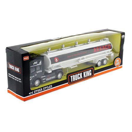 Die Cast Çek Bırak Yakıt Tanker Kamyonu