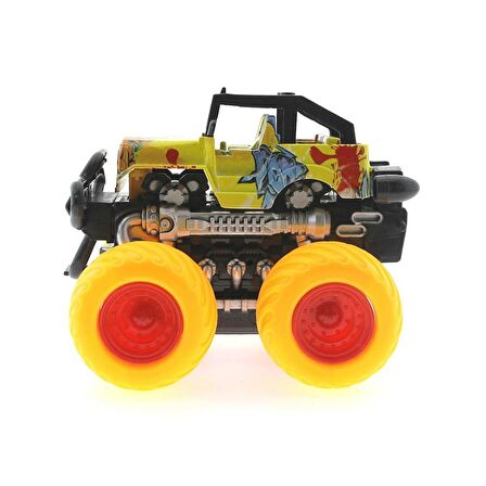 Die Cast Off Road Monster Araba - Sarı