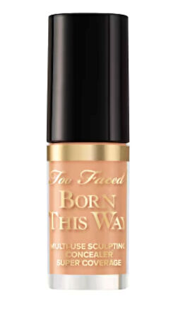 Too Faced Born This Way Super Coverage Concealer - Kapatıcı, Seyahat Boyu 2 ml - Light Beige
