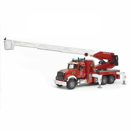 Merdivenli ve Su Püskürten Mack Granit İtfaiye Model Aracı