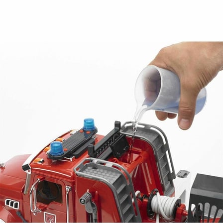 Merdivenli ve Su Püskürten Mack Granit İtfaiye Model Aracı