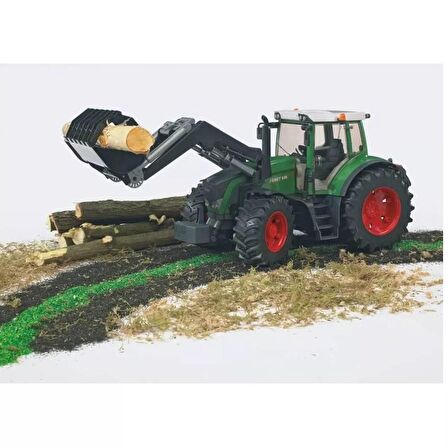 1:16 Model Fendt 936 Verio Kepçeli Traktör Aracı Oyun Seti