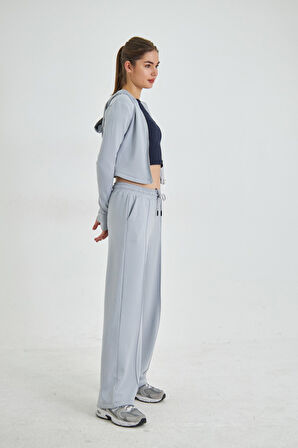 Özel Dikim Modal Kumaş  Fermuarlı Kapüşonlu Sweatshirt