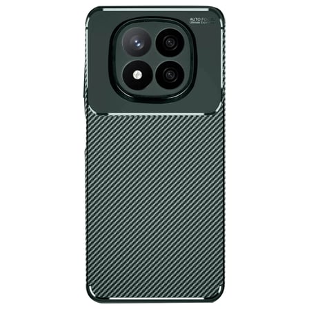 Xiaomi Redmi Note 14 Pro Plus Kılıf Auto Focus Karbon Kapak - Koyu Yeşil