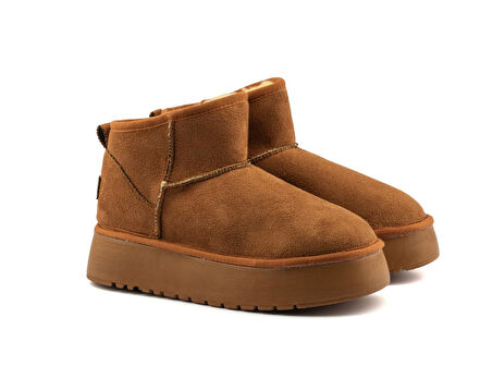 Melbourne Kışlık Kadın Kürk Detaylı Yüksek Taban Bot